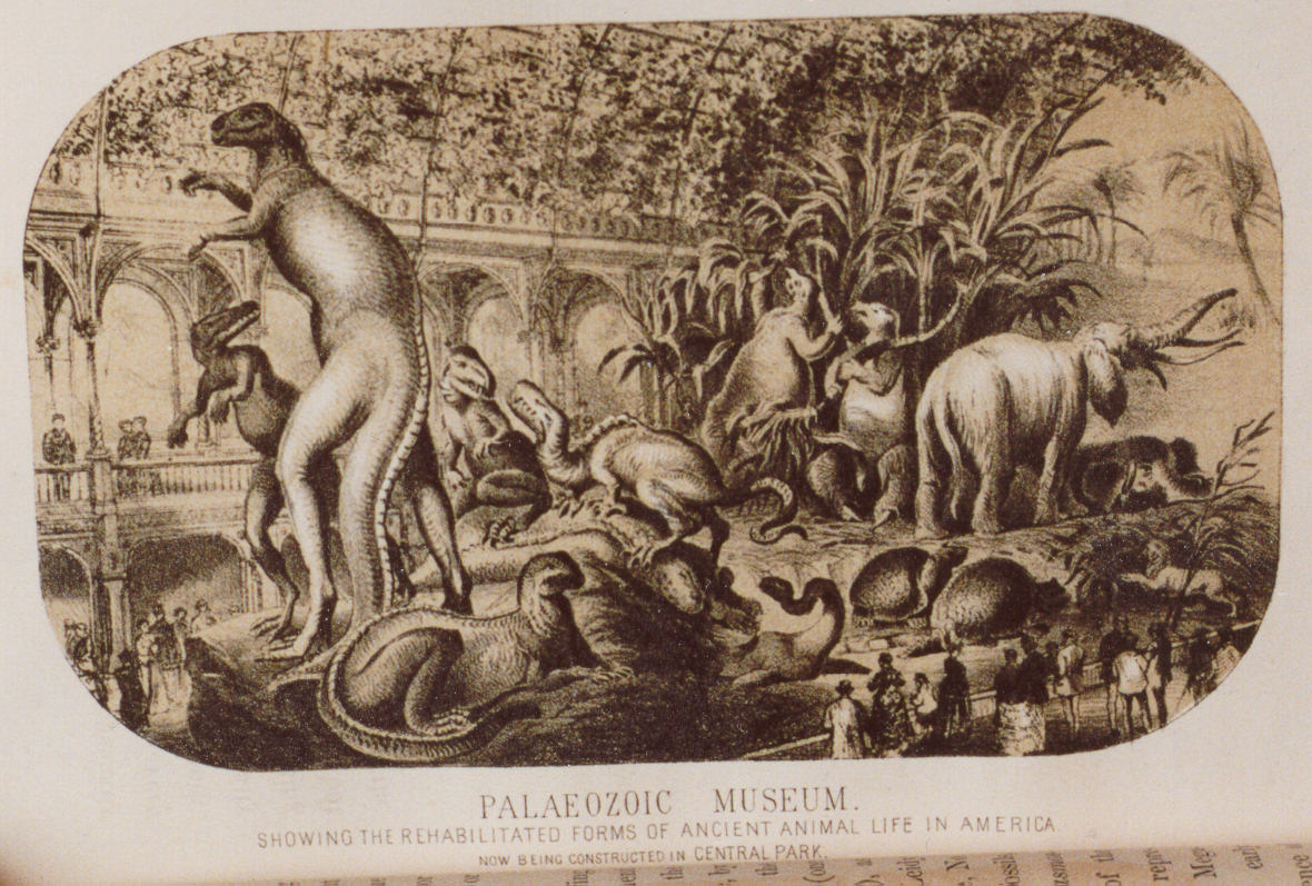 Paleozoic Museum Interior Sketch